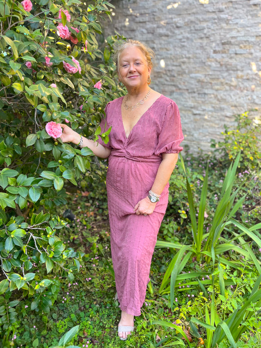 Vestido Atenas rosado