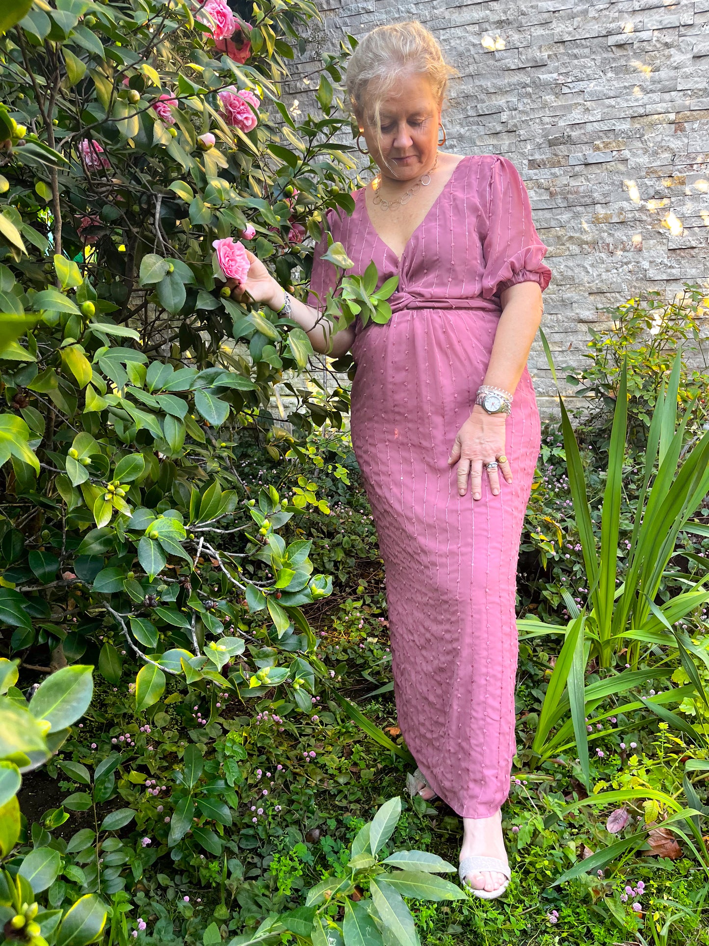 Vestido Atenas rosado