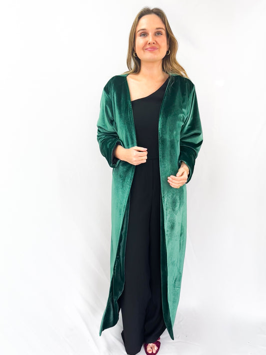 Kimono Terciopelo Verde