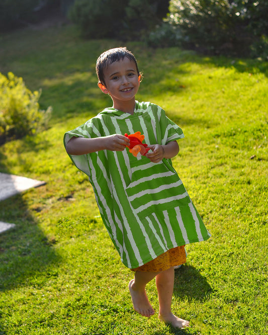 Poncho Toalla Verde