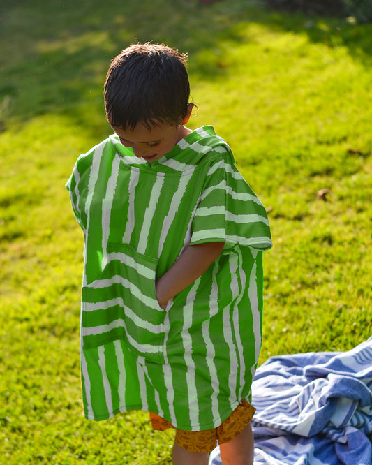 Poncho Toalla Verde