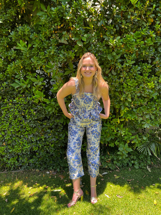 Pantalon Flowers