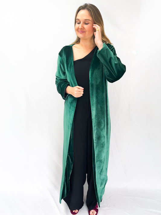 Kimono Terciopelo Verde