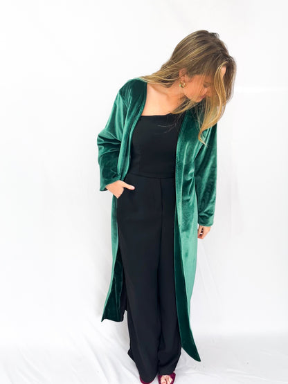 Kimono Terciopelo Verde