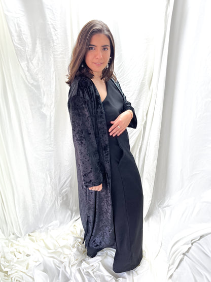 Kimono Tercipelo Negro